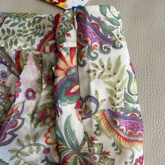 NWT - Desigual Women’s Floral Faux Wrap Mini Skirt - Made in Spain - Size 4 / S - Picture 5 of 11